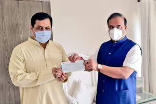 sonowal donate