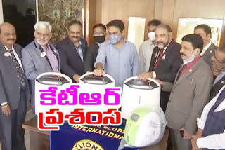 lions club international foundation, minister ktr