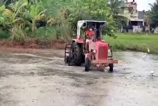 MLA Ragupathi bhat Farming in udupi