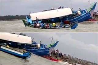 Kozhikode  boat crashe  മത്സ്യബന്ധന വള്ളം  വള്ളം പുലിമുട്ടില്‍ ഇടിച്ച് തകര്‍ന്നു  ലക്ഷങ്ങളുടെ നഷ്ടം