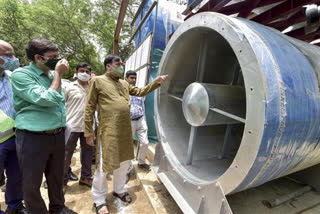 India's first smog tower is being built in Delhi Connaught Palace