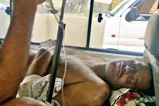 Eight people injured  firing in land dispute  भरतपुर की ताजा खबरें  कामां न्यूज  जमीन विवाद  फायरिंग  भरतपुर में फायरिंग  firing in bharatpur