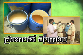 raids on adulterated ghee manufacturing plants in onglole p