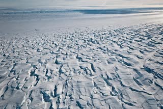 Ice shelf protecting Antarctic glacier is breaking up faster