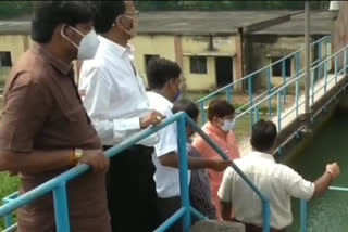 MLA Raj Sinha inspected water treatment plant in dhanbad