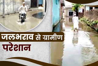 Waterlogging in Roorkee village