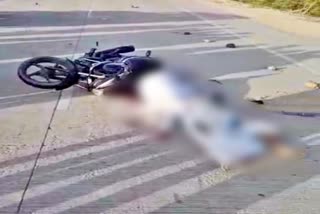 road accident news  two brothers died in road accident  road accident in rajasthan  डांगियावास पुलिस थाना  जोधपुर की ताजा खबर  राजस्थान में सड़क हादसा  हादसे में दो सगे भाइयों की मौत