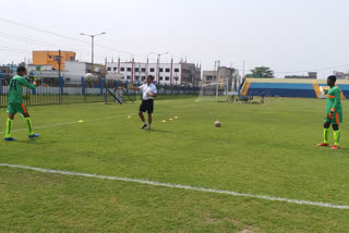 students of  BFA football academy now working at cultivation