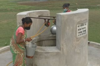 villagers water problem solve by senior citizen in rairangpur