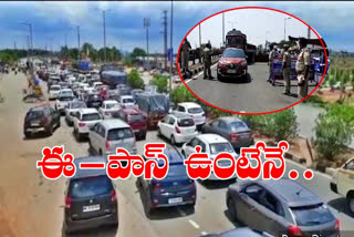 heavy traffic at ramapuram checkpost