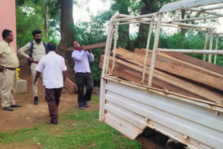 Forest Department seized 80 pieces of illegal wood