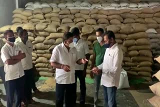 mla raids bagepalli Food and Civil Supplies Corporation