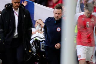 Danish midfielder Christian Eriksen collapses, stabilises