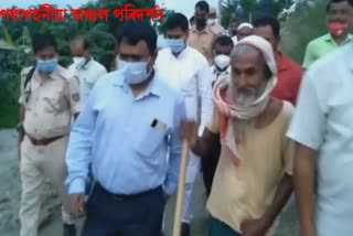 MP Abdul Khalek Visited Erosion Area of Barpeta