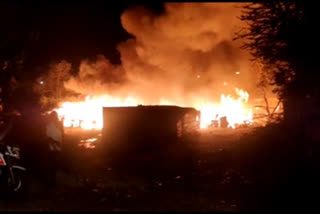 Fire broke out at a Rohingya refugee camp.