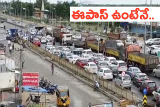 traffic-jam-at-ap-telangana-border-as-e-pass-was-mandated-for-travel