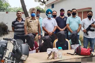 Karnal police arrested robbers