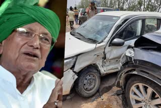 op Chautala car accident gurugram