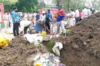 Liquor destroyed in Patna