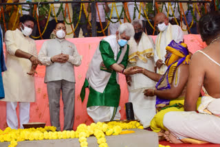 Foundation stone laid for Lord Venkateswara temple in Jammu