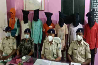 police arrested Seven criminals planning a big criminal incident in latehar