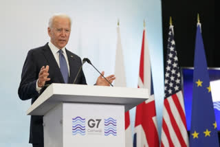 Biden lauds G7  G7 summit  After G7 Biden heads to Brussels for NATO talks  NATO talks  Biden news  US president Joe Biden  COVID-19 news  Discussion on Covid in G7  Biden lauds G7, heads to Brussels for NATO talks  Biden  ജി-7 ഉച്ചകോടിയെ പ്രശംസിച്ച് ജോ ബൈഡന്‍; ഇനി ബ്രസ്സല്‍സിലേക്ക്  ജി-7 ഉച്ചകോടിയെ പ്രശംസിച്ച് ജോ ബൈഡന്‍  ഇനി ബ്രസ്സല്‍സിലേക്ക്  ജി-7 ഉച്ചകോടി  ജോ ബൈഡന്‍  ബ്രസ്സല്‍സ്