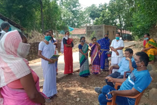 meeting on spreading false rumors about vaccine in chaibasa