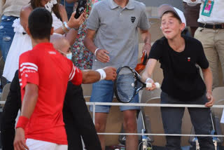 Young Fan In Disbelief As Novak Djokovic Gives Him His Racquet After Winning French Open