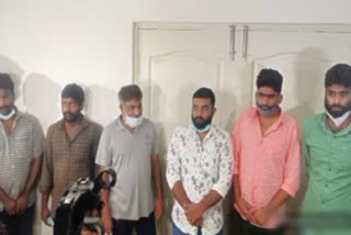 Arrest of five accused