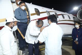 jharkhand minister jagarnath mahto return ranchi from chennai