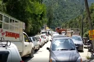 Traffic jam in Banjar