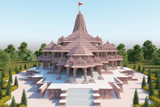 Model of Ram temple in Ayodhya