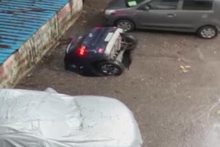 Car submerged in 150 year old well