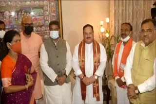 ബിജെപിയിൽ ചേര്‍ന്നു  ബിജെപി  തെലങ്കാന മുൻ മന്ത്രി  എറ്റേല രാജേന്ദർ  ചന്ദ്രശേഖര റാവു മന്ത്രിസഭ  ചന്ദ്രശേഖര റാവു  Etela Rajender joins BJP  BJP  Former Telangana Minister  Telangana Minister