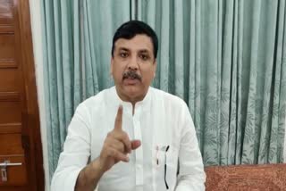 AAP MP Sanjay Singh accused BJP for Attack on his house'