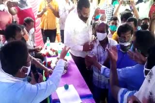 talk war between ghatkamadeenahalli villagers and mla