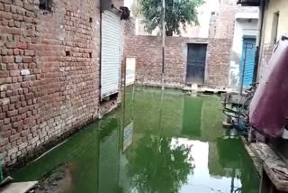 water-logging-problem-in-kirari-after-rain-delhi