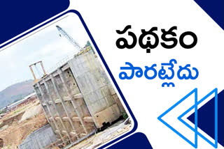 no developments in projects under cadwm scheme in Telangana