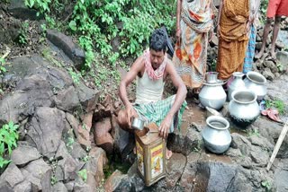 water scarcity in dumka's kolajoda village