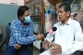 etv bharat exclusive conversation with former Home Minister Nankiram Kanwar in korba