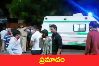 Road accident two people injuries at saidabad
