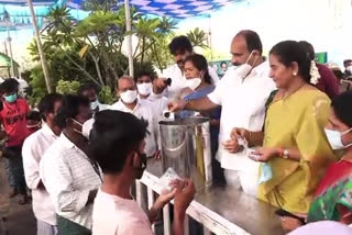 Minister Balineni Srinivasareddy