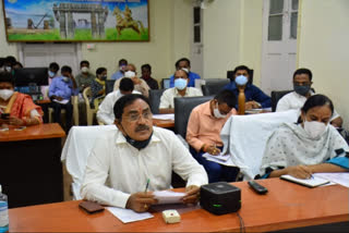 minister errabelli dayakar rao video conference