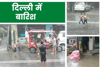 weather is pleasant due to heavy rain in the capital Delhi