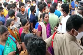 protest at hospital