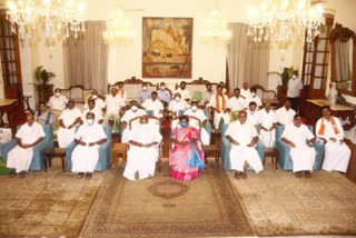 tea party in pudhucherry governor office