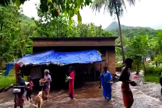 nilamboor rain news  mathilmoola colony flooded  nilamboor flood  നിലമ്പൂർ മേഖലയിൽ കനത്ത മഴ  നിലമ്പൂർ മഴ വാർത്ത  മതിൽമൂല കോളനിയിൽ വെള്ളം കയറി