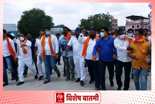 shivsena inauguratedbridge built by BJP in Jalna