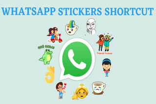 WhatsApp, stickers shortcut