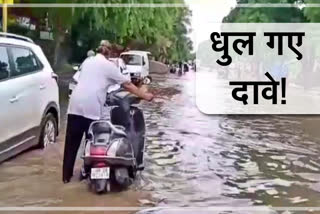 waterlogging-due-to-rain-in-gurugram